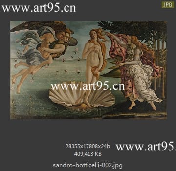 桑德罗·波提切利（Sandro Botticelli）作品高清图片参数