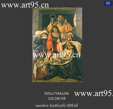 桑德罗·波提切利（Sandro Botticelli）作品高清图片参数