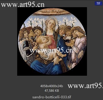 桑德罗·波提切利（Sandro Botticelli）作品高清图片参数