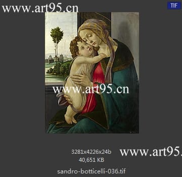 桑德罗·波提切利（Sandro Botticelli）作品高清图片参数