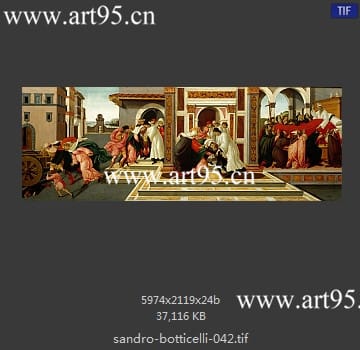 桑德罗·波提切利（Sandro Botticelli）作品高清图片参数