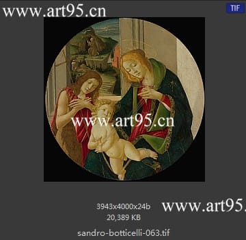 桑德罗·波提切利（Sandro Botticelli）作品高清图片参数