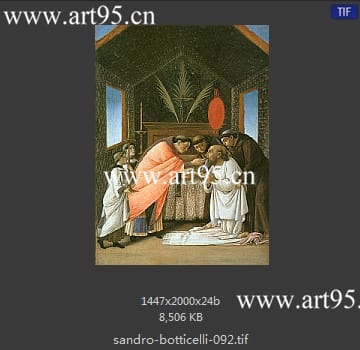 桑德罗·波提切利（Sandro Botticelli）作品高清图片参数