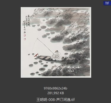 王明明 芦汀闲逸